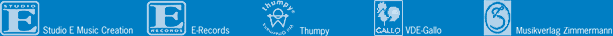 Studio E E-records Thumpy VDE-Gallo Zimmermann logo